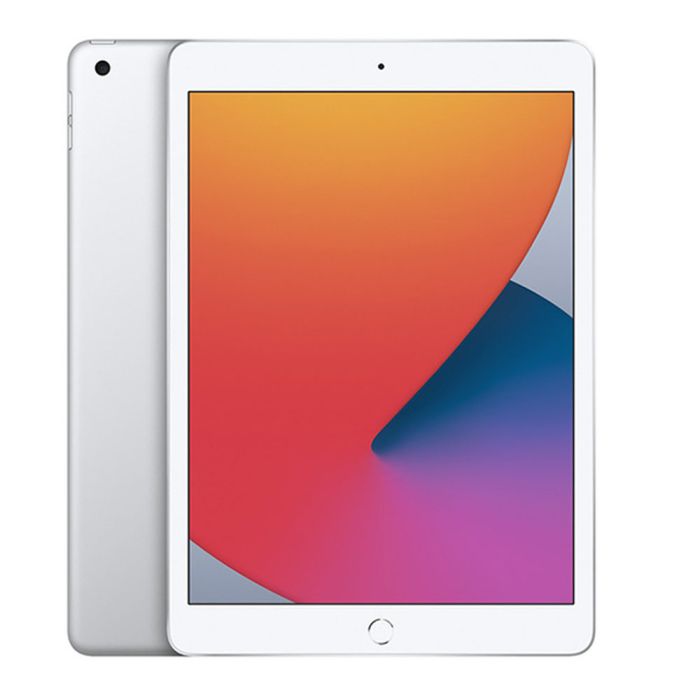 Apple iPad (8th Gen) - 32GB Storage - Silver - Wi-Fi + Cellular